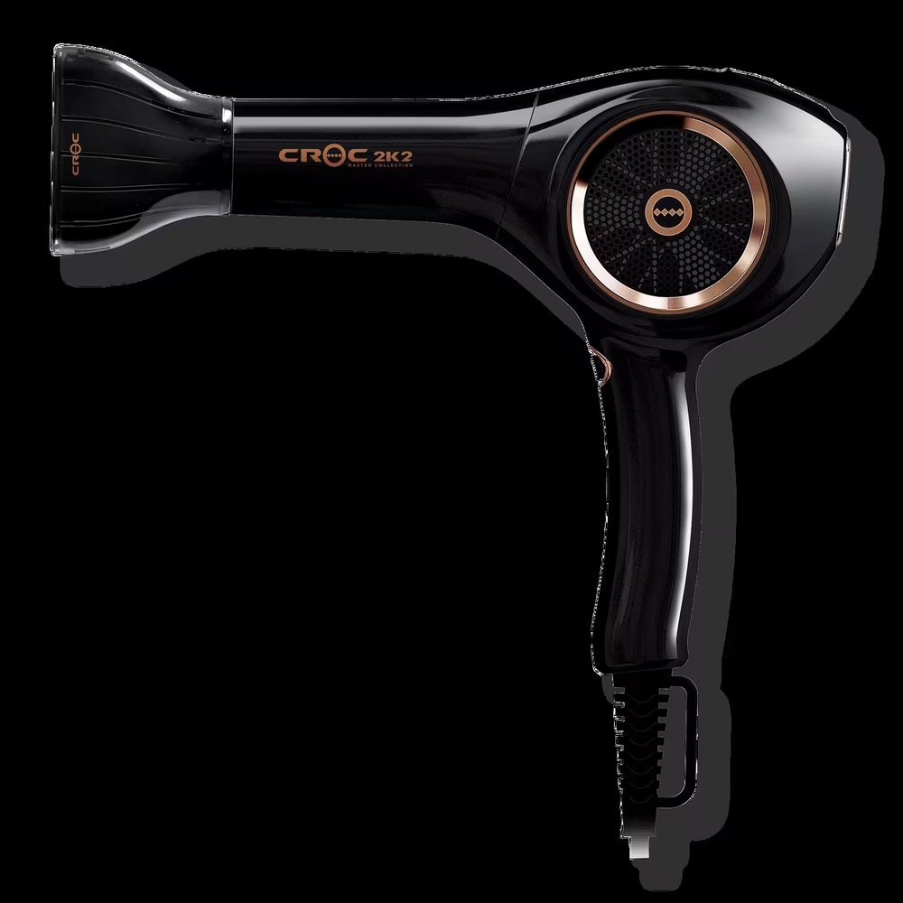 CROC 2K2 Black and Gold Hair Dryer